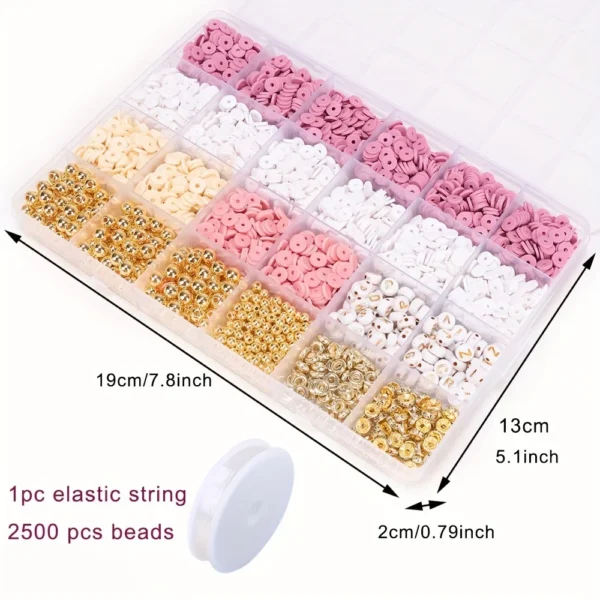 Jewelry Making Kits - Boho Style Clay Beads for Bracelets - Image 4