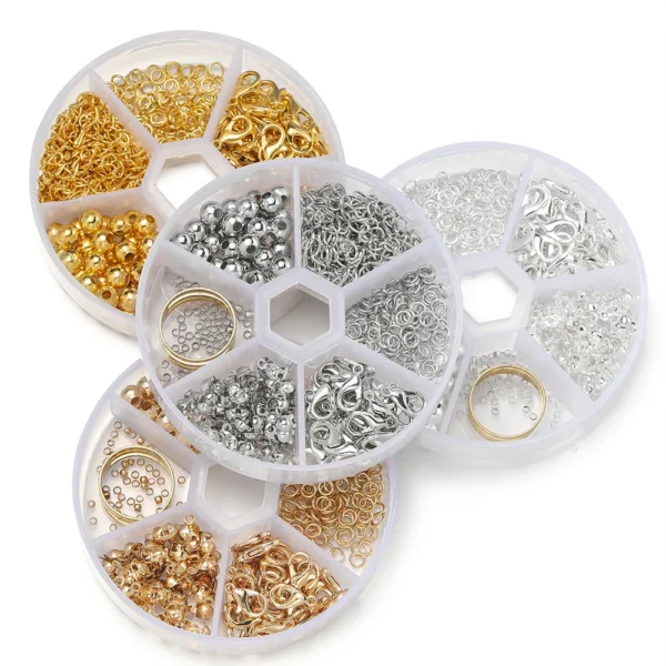 Jewelry Making Kits - 261pcs Clasp, Jump Rings, Beads - Image 3