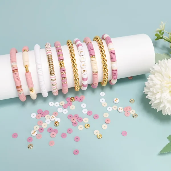 Jewelry Making Kits - Boho Style Clay Beads for Bracelets - Image 3