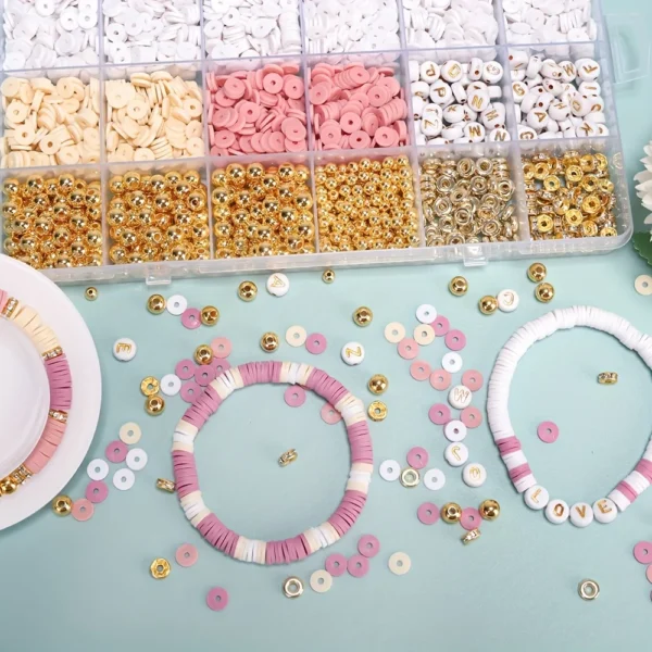 Jewelry Making Kits - Boho Style Clay Beads for Bracelets - Image 5