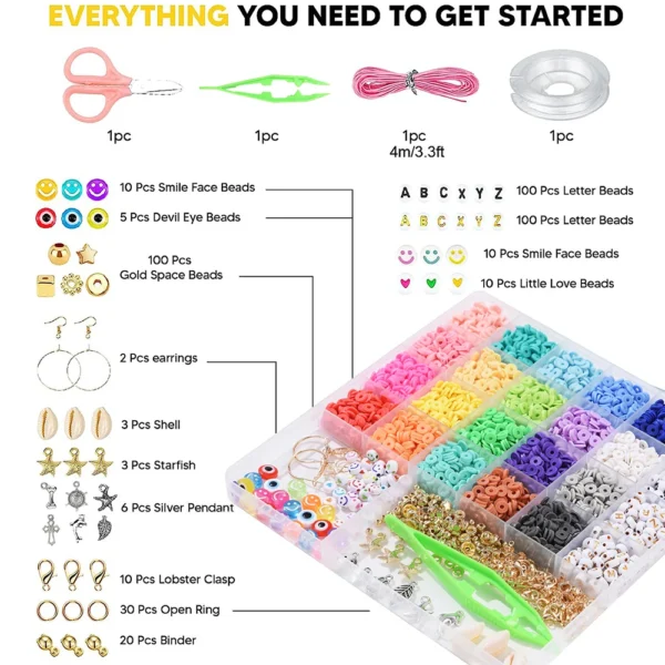 Jewelry Making Kits: Polymer Clay Beads and Charms - Image 3