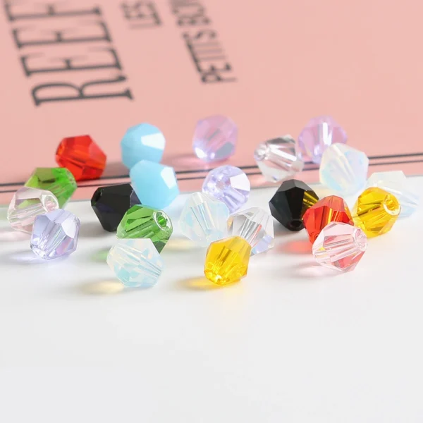 Jewelry Making Kits: 4mm Austrian Glass Bicone Beads - Image 3