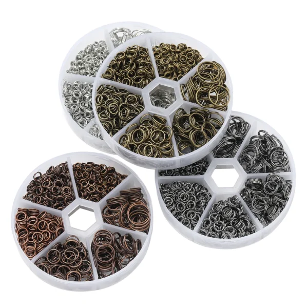 Jewelry Making Kits - 690pcs Jump Rings & Connectors - Image 3