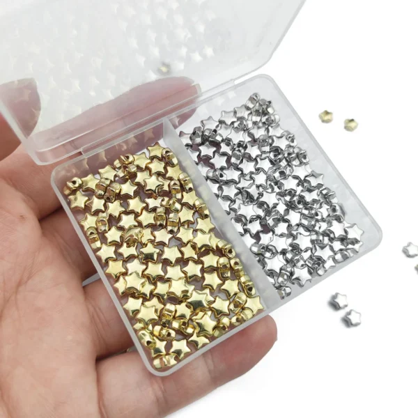 Jewelry Making Kits - 200PCS Star Spacer Beads for DIY - Image 5