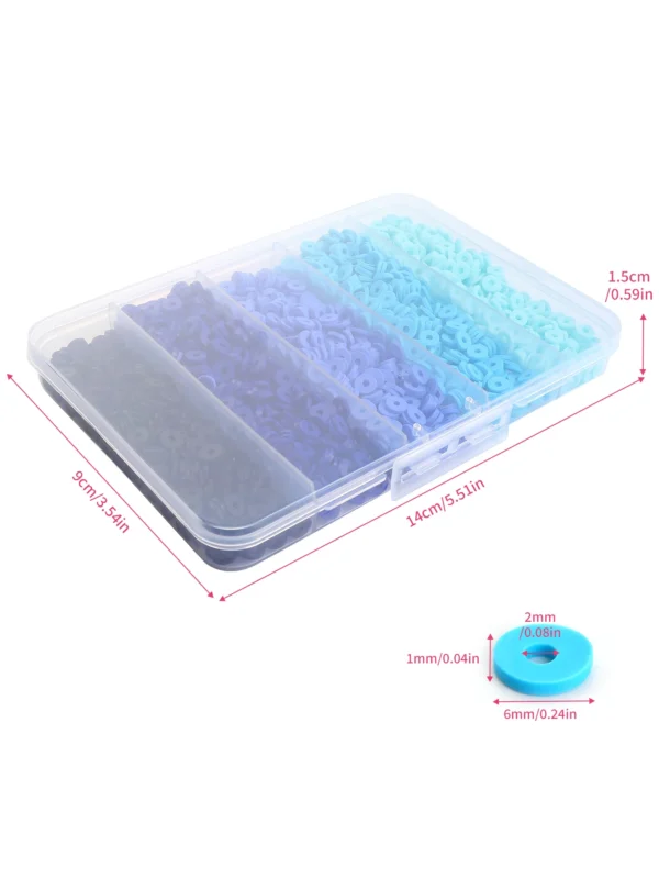 Jewelry Making Kits: 2250pcs Polymer Clay Beads for DIY - Image 3