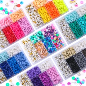 Jewelry Making Kits: 6mm Polymer Clay Beads