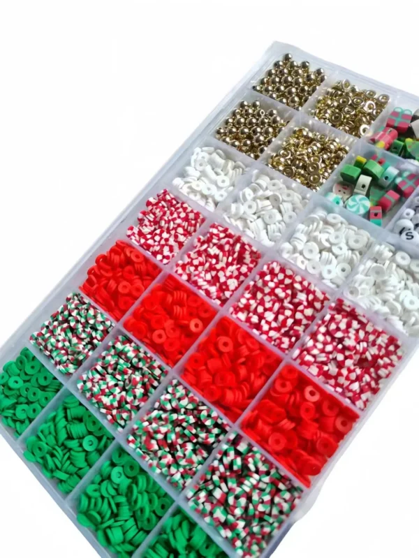 Jewelry Making Kits: Christmas Bracelet & Clay Beads - Image 4
