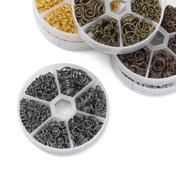 Jewelry Making Kits - 690pcs Jump Rings & Connectors - Image 4