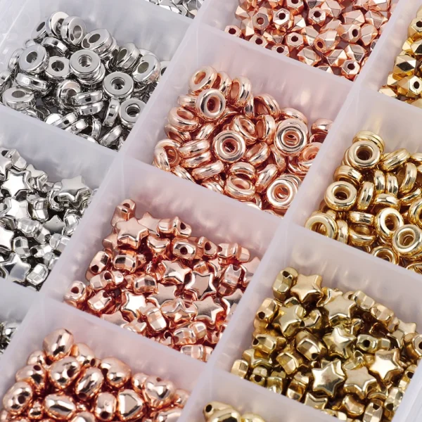 Jewelry Making Kits: 1440pcs Gold Spacer Beads DIY - Image 6