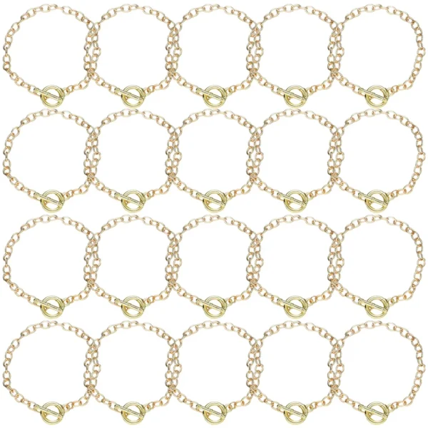 Jewelry Making Kits - 20 Pcs Gold Clasp Bracelet Charms