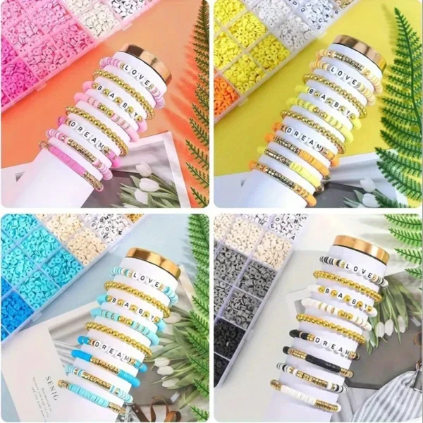 Jewelry Making Kits - Clay Beads for Friendship Bracelets - Image 2