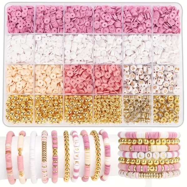 Jewelry Making Kits - Boho Style Clay Beads for Bracelets