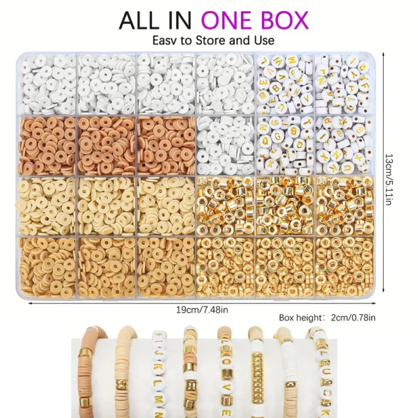 Jewelry Making Kits - Clay Beads for Friendship Bracelets - Image 4