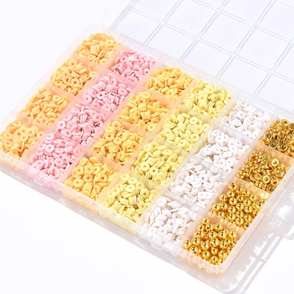 Jewelry Making Kits with Clay Beads & Elastic Thread - Image 4