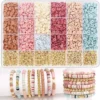 Jewelry Making Kits with Clay Beads & Golden Beads