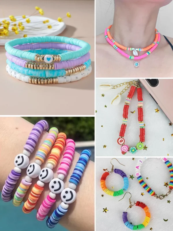 Jewelry Making Kits: 2250pcs Polymer Clay Beads for DIY - Image 6