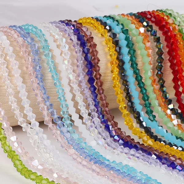 Jewelry Making Kits: 4mm Austrian Glass Bicone Beads - Image 4