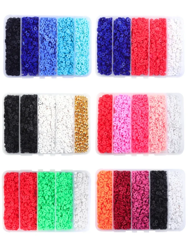 Jewelry Making Kits: 2250pcs Polymer Clay Beads for DIY - Image 2