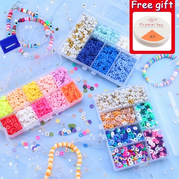 Jewelry Making Kits: 6mm Polymer Clay Beads - Image 6