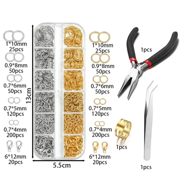 Jewelry Making Kits - 930pcs Findings & Tools - Image 2