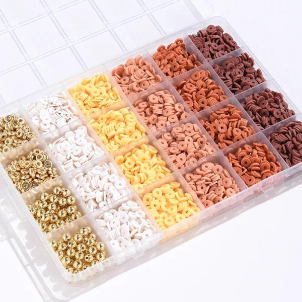 Jewelry Making Kits with Clay Beads & Elastic Thread - Image 3