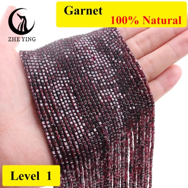 Jewelry Making Kits with Labradorite & Garnet Beads - Image 5