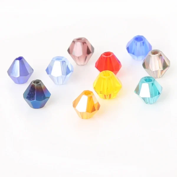 Jewelry Making Kits: 4mm Austrian Glass Bicone Beads - Image 2