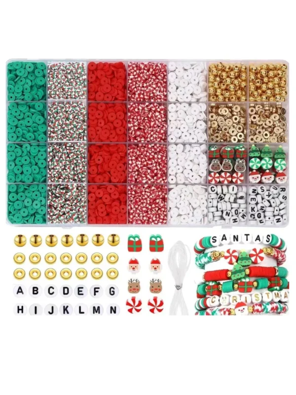 Jewelry Making Kits: Christmas Bracelet & Clay Beads