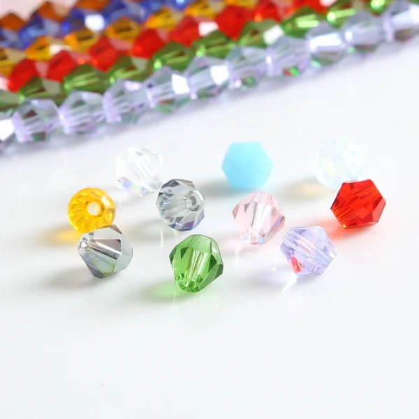 Jewelry Making Kits: 4mm Austrian Glass Bicone Beads