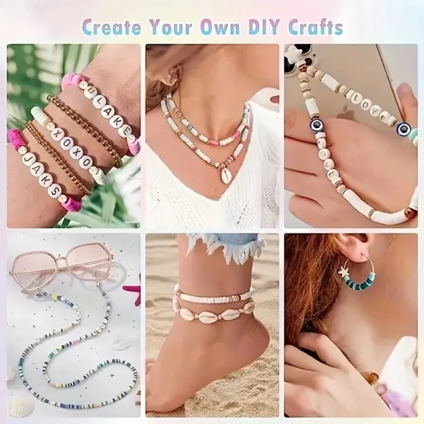 Jewelry Making Kits - Clay & Golden Beads for DIY - Image 6