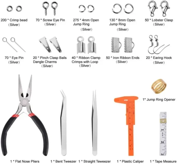 Jewelry Making Kits With Tools, Findings And Beading Wires - Image 2