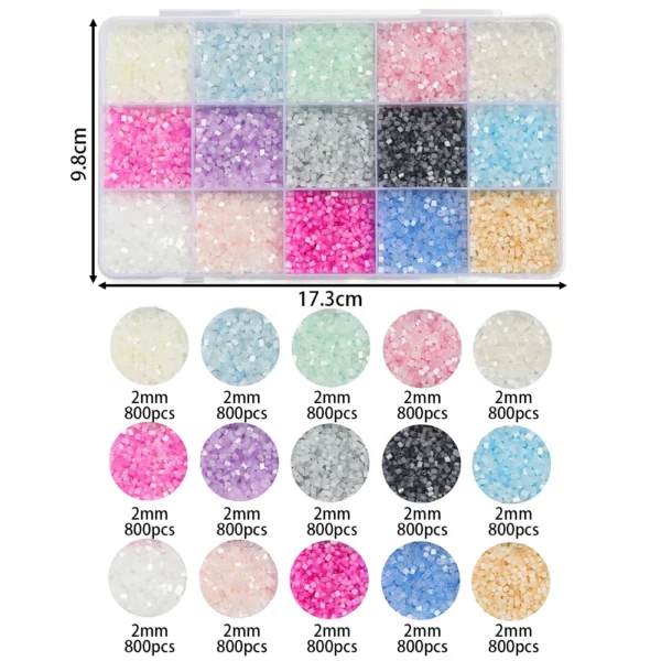 Jewelry Making Kits: 12000pcs Glass Seed Beads - Image 2