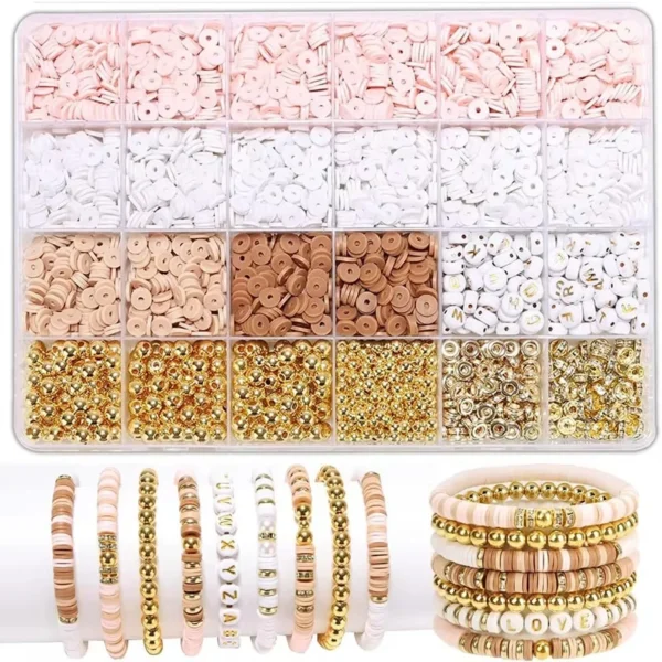 Jewelry Making Kits: DIY Clay Beads Bracelet Kit