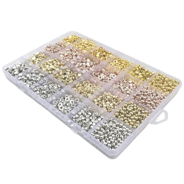Jewelry Making Kits: 2160pcs CCB Spacer Beads Set - Image 6