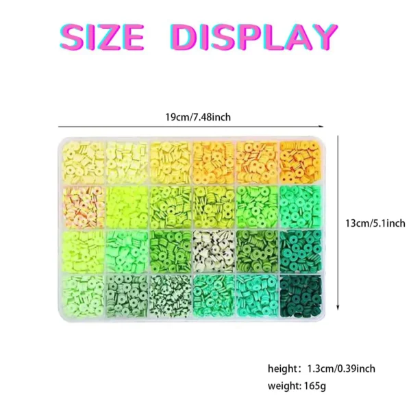 Jewelry Making Kits: 2400pcs Clay Beads for Bracelets - Image 2