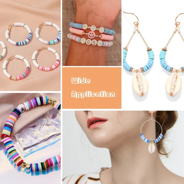 Jewelry Making Kits: 6mm Polymer Clay Beads - Image 2