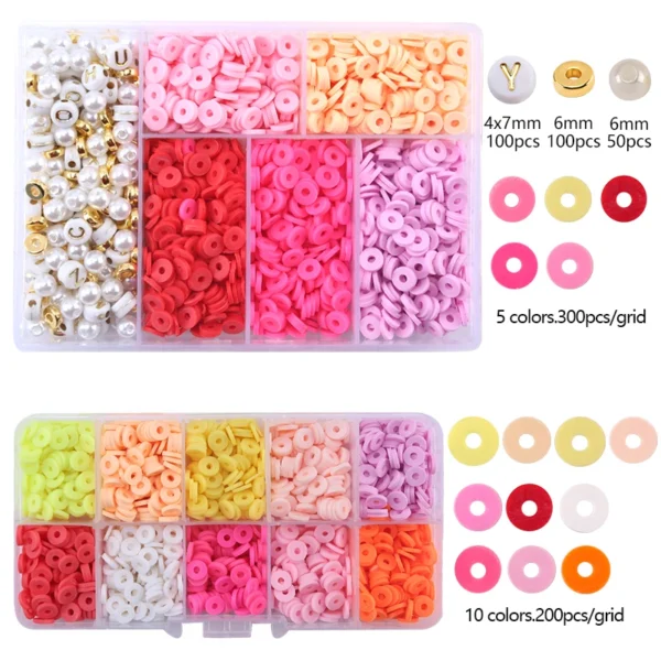 Jewelry Making Kits: 6mm Polymer Clay Beads - Image 3