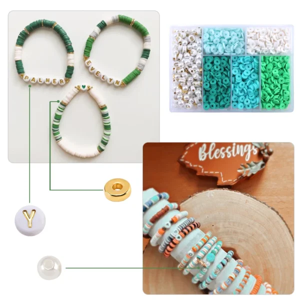 Jewelry Making Kits: 6mm Polymer Clay Beads - Image 5